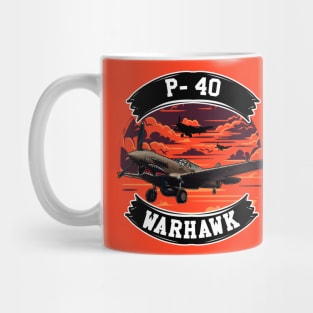 P-40 WARHAWK FORMATION Mug